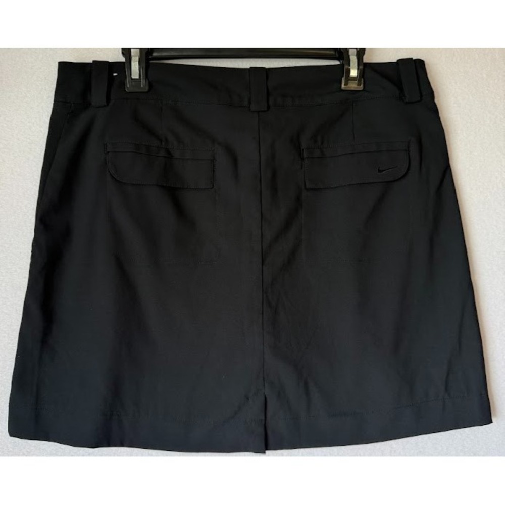 Nike Golf Dri Fit Skort Women Size 12 Black Tour Performance Stretch Activewear - Picture 4 of 16